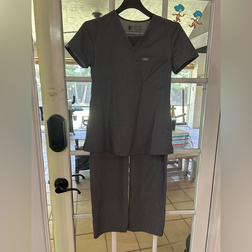 Figs Scrub Set Grey XXS